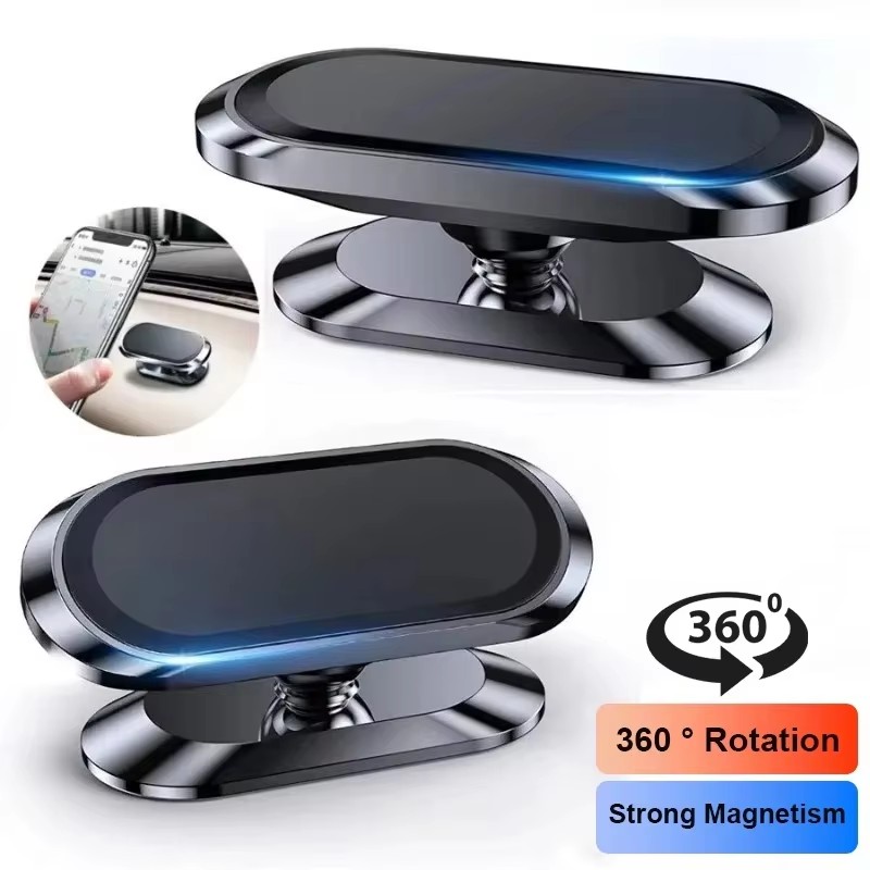 Car Phone Holder Magnetic - 360 ° ที่ยึดโทรศัพท์ในรถยนต์แบบแม่เหล็ก ที่วางมือถือ สมาร์ทโฟน รองรับ