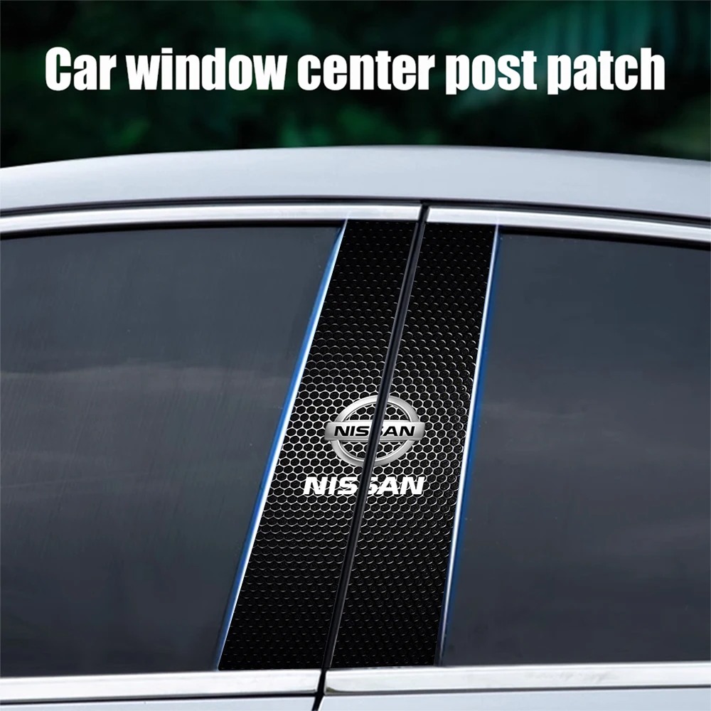 Car Accessories Nissan Xtrail - สติ๊กเกอร์ติดเสาประตูรถยนต์ สติ๊กเกอร์ตกแต่งประตูรถยนต์ สำหรับนิสสัน แคชไค J11 J10
