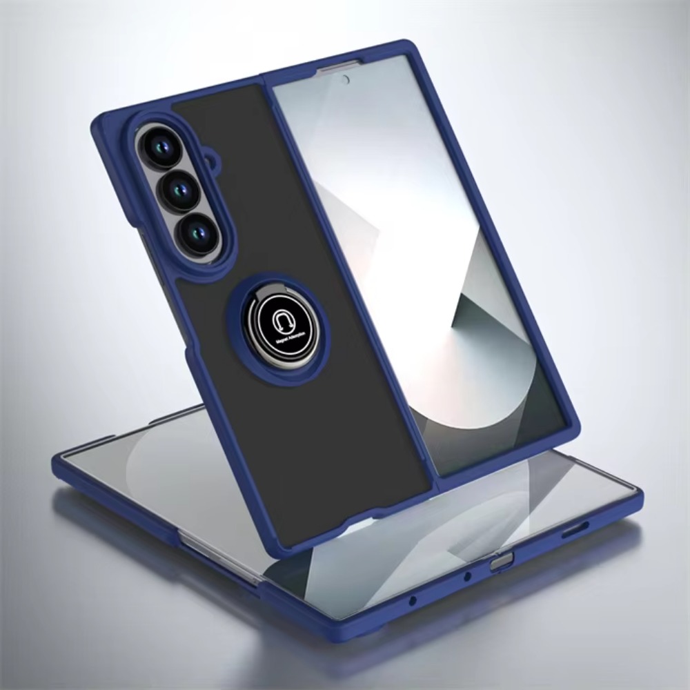 Car Phone Holder Magnetic - 360 ° เคสโทรศัพท์แบบแม่เหล็กพร้อมวงแหวนหมุนได้ สำหรับ Samsung Galaxy