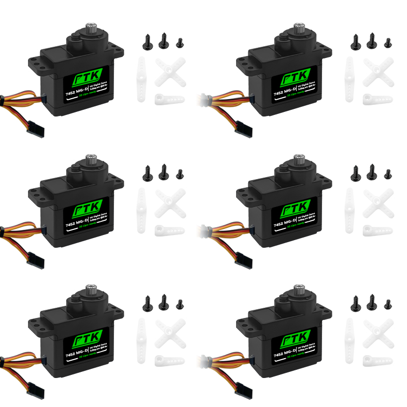 D.A.D Car Accessories - PTK 7452 MG-D 9g เซอร์โวดิจิตอลเกียร์โลหะสำหรับ EPP