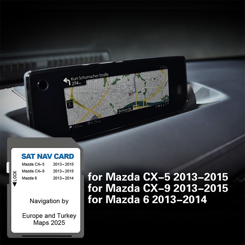 Car Accessories Uk - การ์ดนำทาง SD Navi แผนที่ยุโรป สหราชอาณาจักร ตุรกี