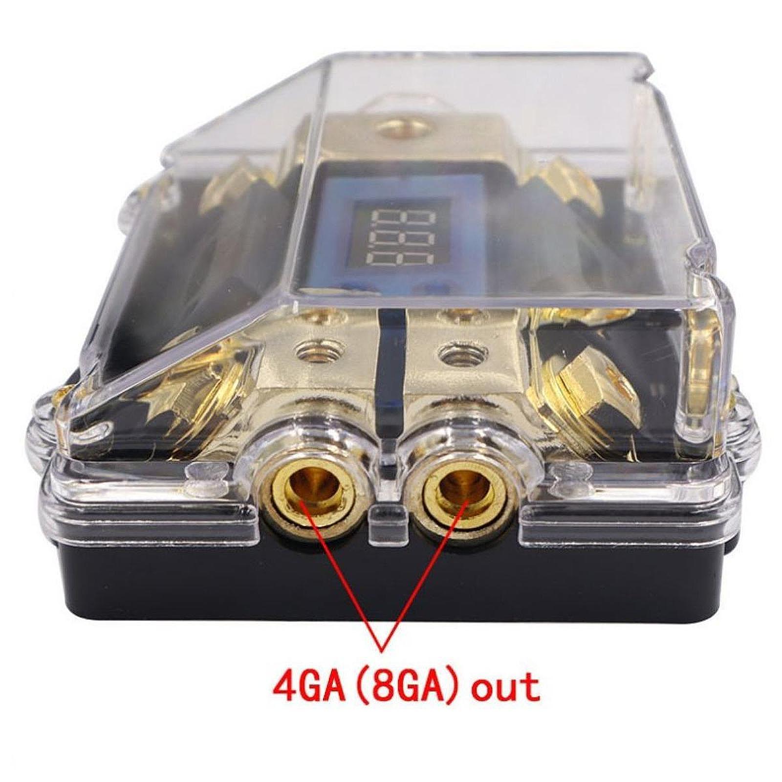 ที่ใส่ฟิวส์พร้อมจอแสดงผลแรงดัน - Car Accessories Sound System บทวิจารณ์และราคา