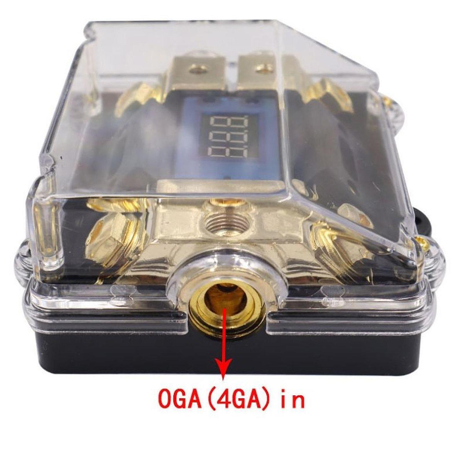 ที่ใส่ฟิวส์พร้อมจอแสดงผลแรงดัน - Car Accessories Sound System บทวิจารณ์และราคา