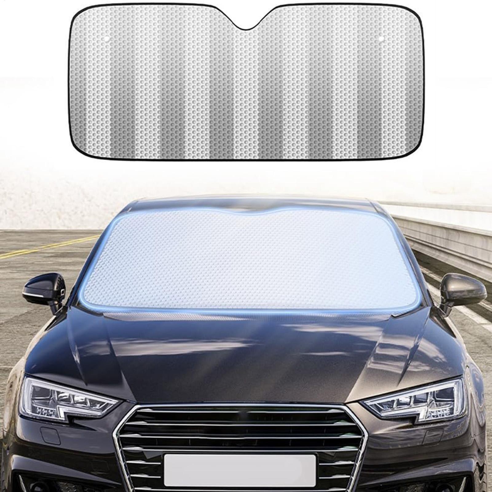 ม่านบังแดดรถยนต์แบบพับได้ สะท้ - Windshield Sun Shade บทวิจารณ์และราคา
