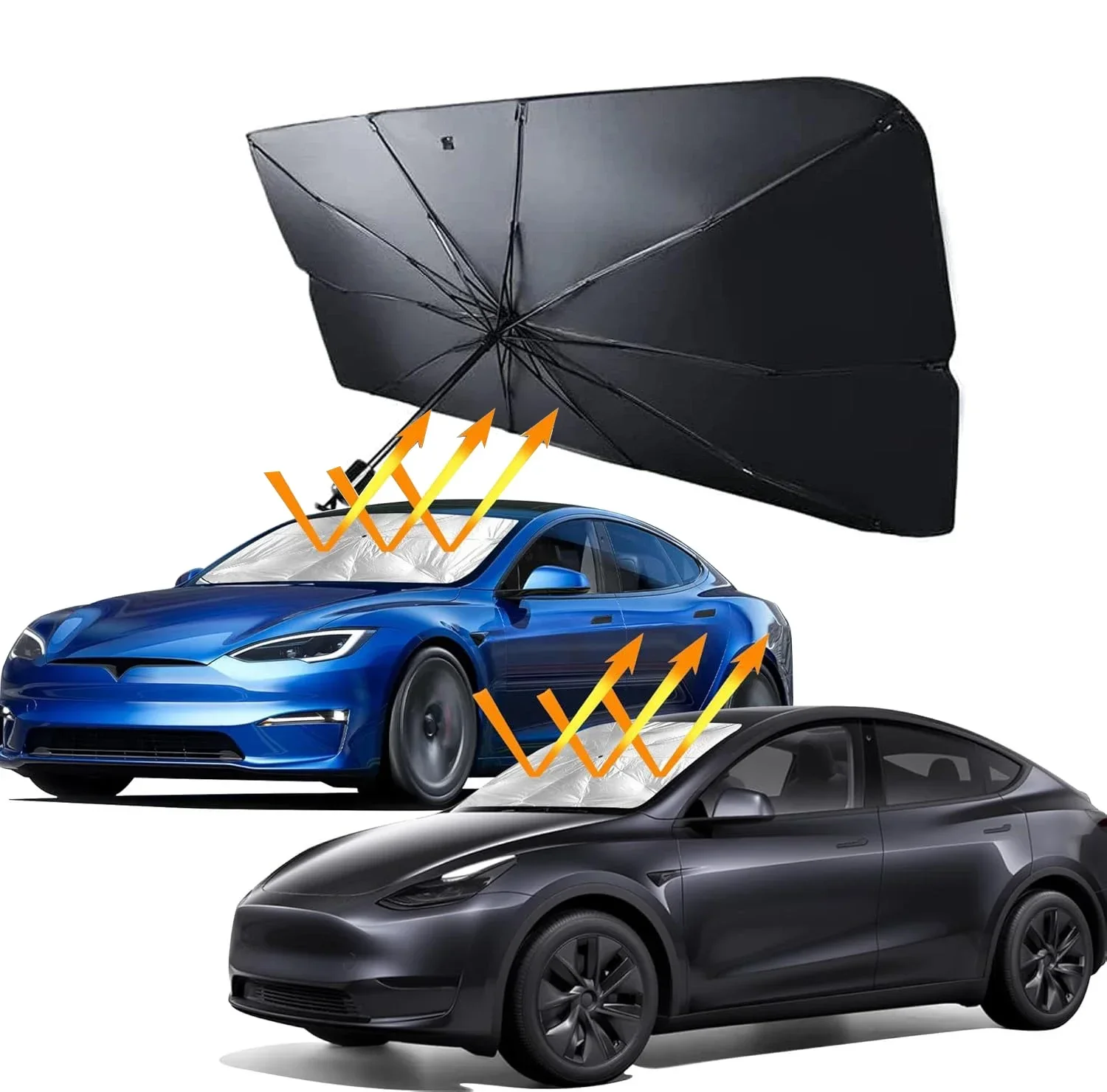 ม่านบังแดดกระจกรถยนต์ ผ้าคลุมบ - Windshield Sun Shade บทวิจารณ์และราคา