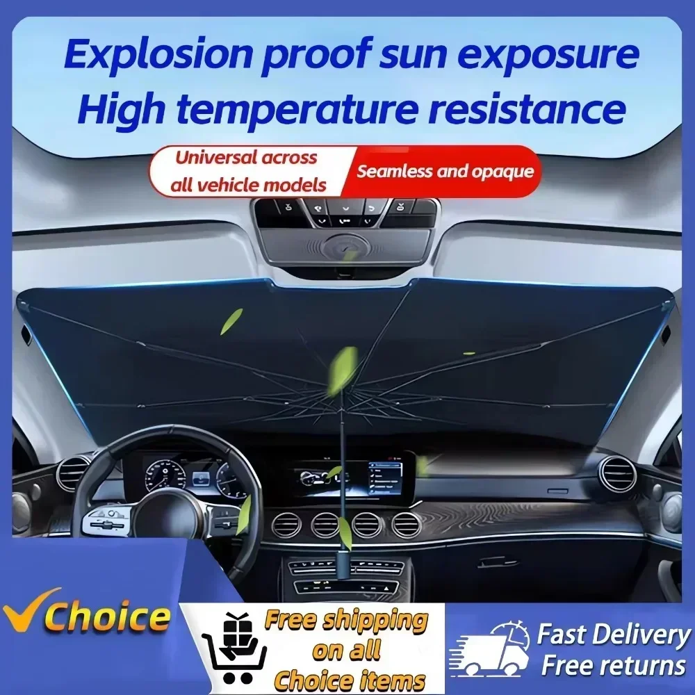 แผ่นบังแดดกระจกรถยนต์, ร่มบังแ - Windshield Sun Shade บทวิจารณ์และราคา