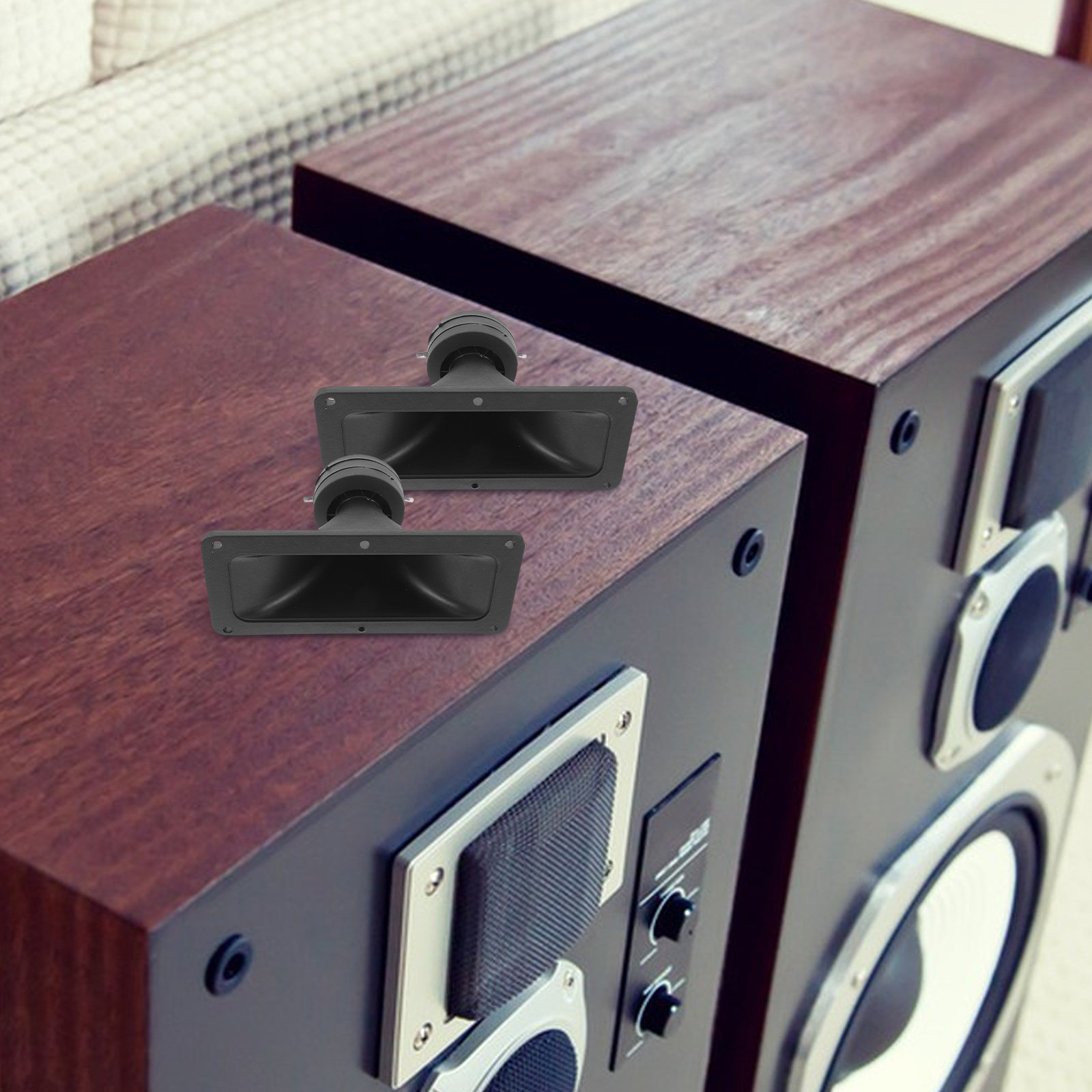ลำโพงฮอร์น 2 ชิ้น ลำโพงเสียงแห - Car Accessories Sound System บทวิจารณ์และราคา