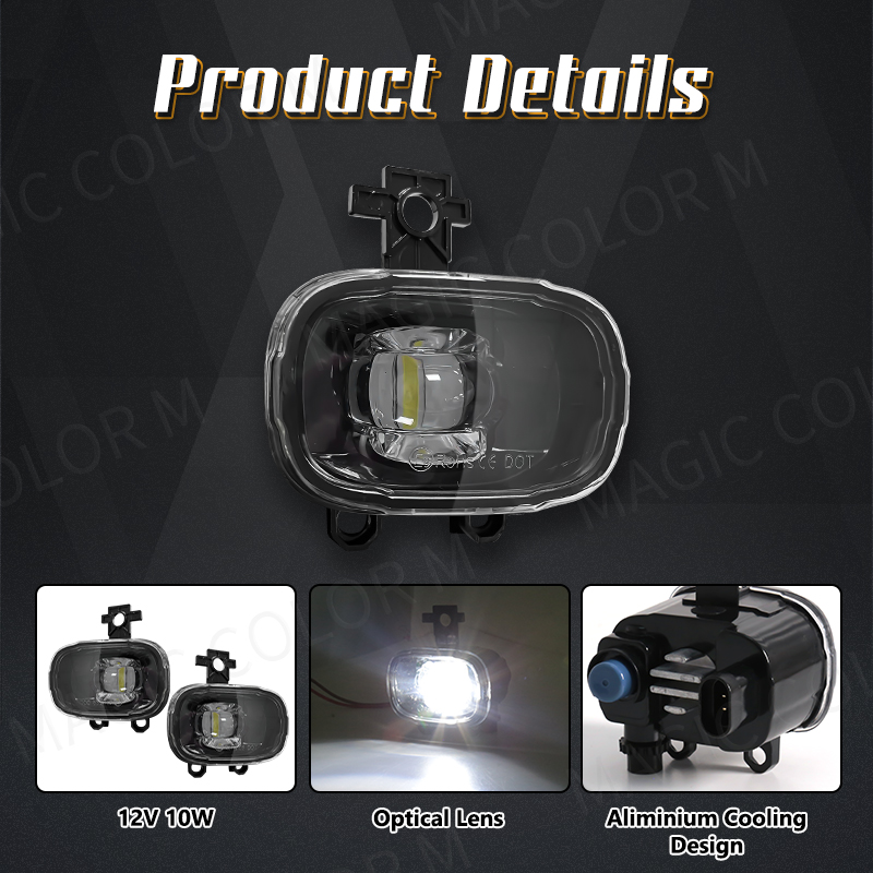 2ชิ้นไฟตัดหมอก LED สำหรับ Niss - Car Accessories Nissan Xtrail บทวิจารณ์และราคา