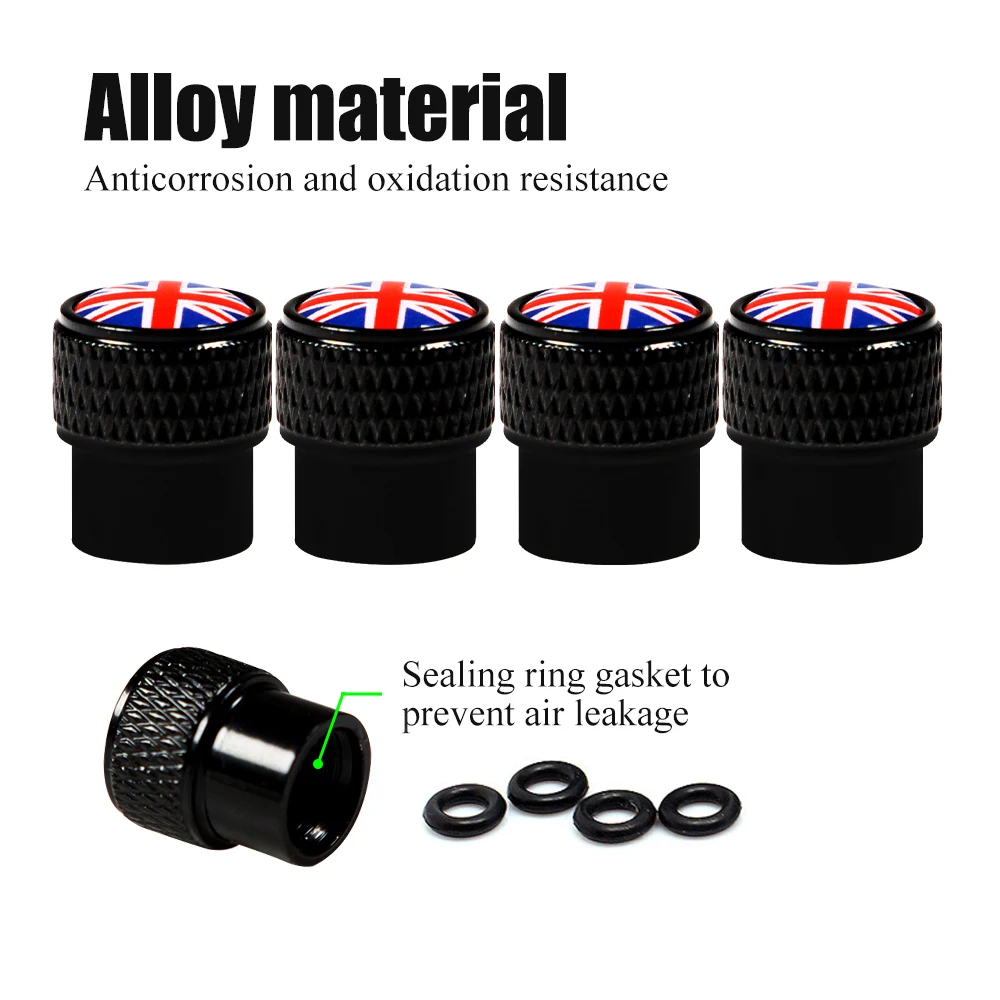 4 ชิ้น/เซ็ต UK รถป้ายโลหะล้อยา - Car Accessories Uk บทวิจารณ์และราคา