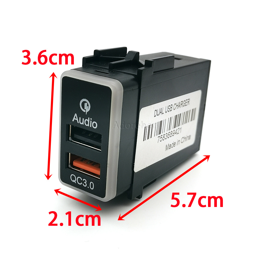 12V/24V รถ QC3.0 USB อินพุตอะแ - Car Accessories Nissan Xtrail บทวิจารณ์และราคา