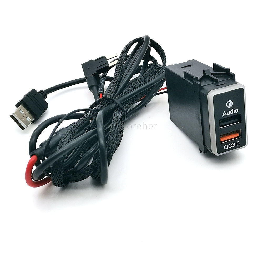 12V/24V รถ QC3.0 USB อินพุตอะแ - Car Accessories Nissan Xtrail บทวิจารณ์และราคา