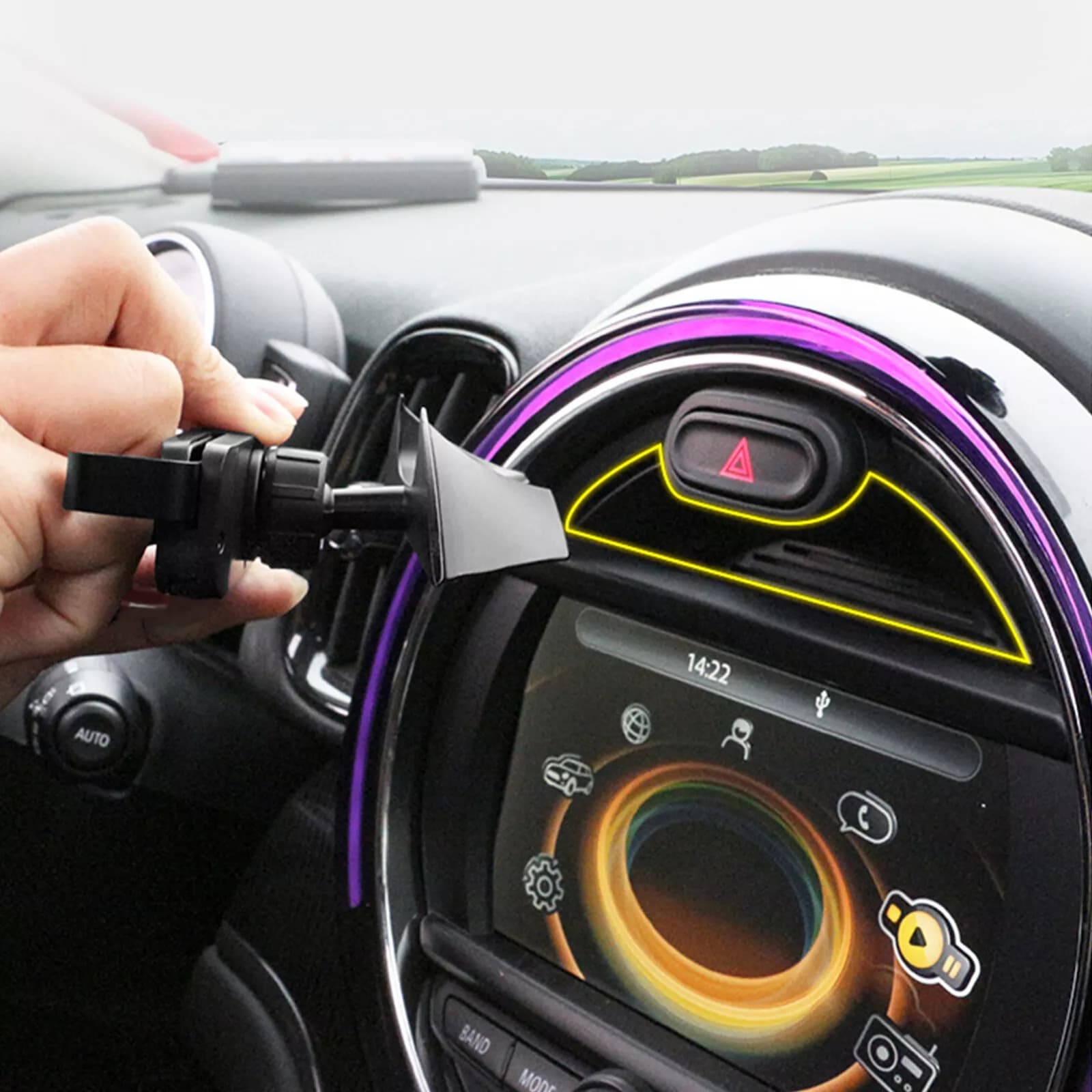 โลหะรถด้านหน้าขาตั้งโทรศัพท์ผู - Car Accessories Uk บทวิจารณ์และราคา