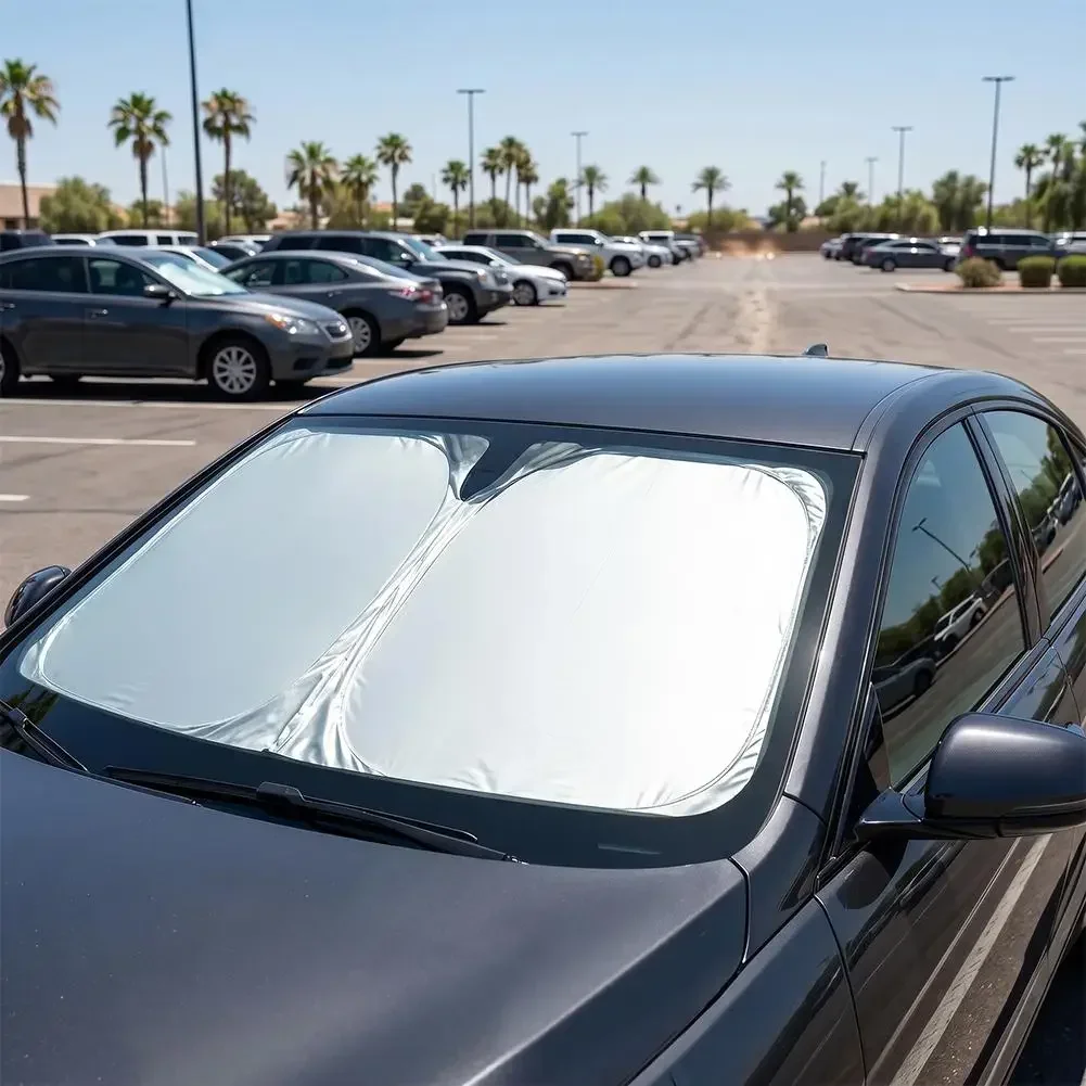 ม่านบังแดดรถยนต์สำหรับกระจกหน้ - Windshield Sun Shade บทวิจารณ์และราคา