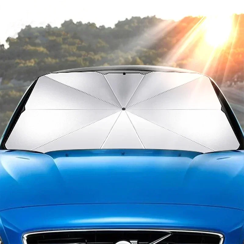 แผ่นบังแดดรถยนต์ ผ้าคลุมกระจกห - Windshield Sun Shade บทวิจารณ์และราคา