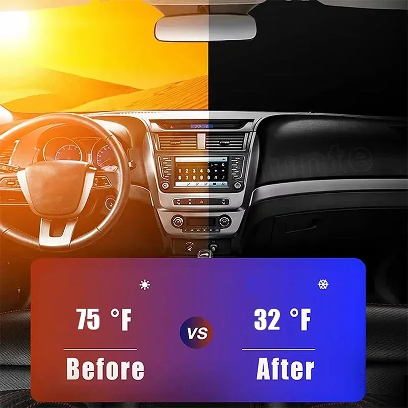 ที่บังแดดหน้ารถสำหรับฤดูร้อน ผ - Windshield Sun Shade บทวิจารณ์และราคา