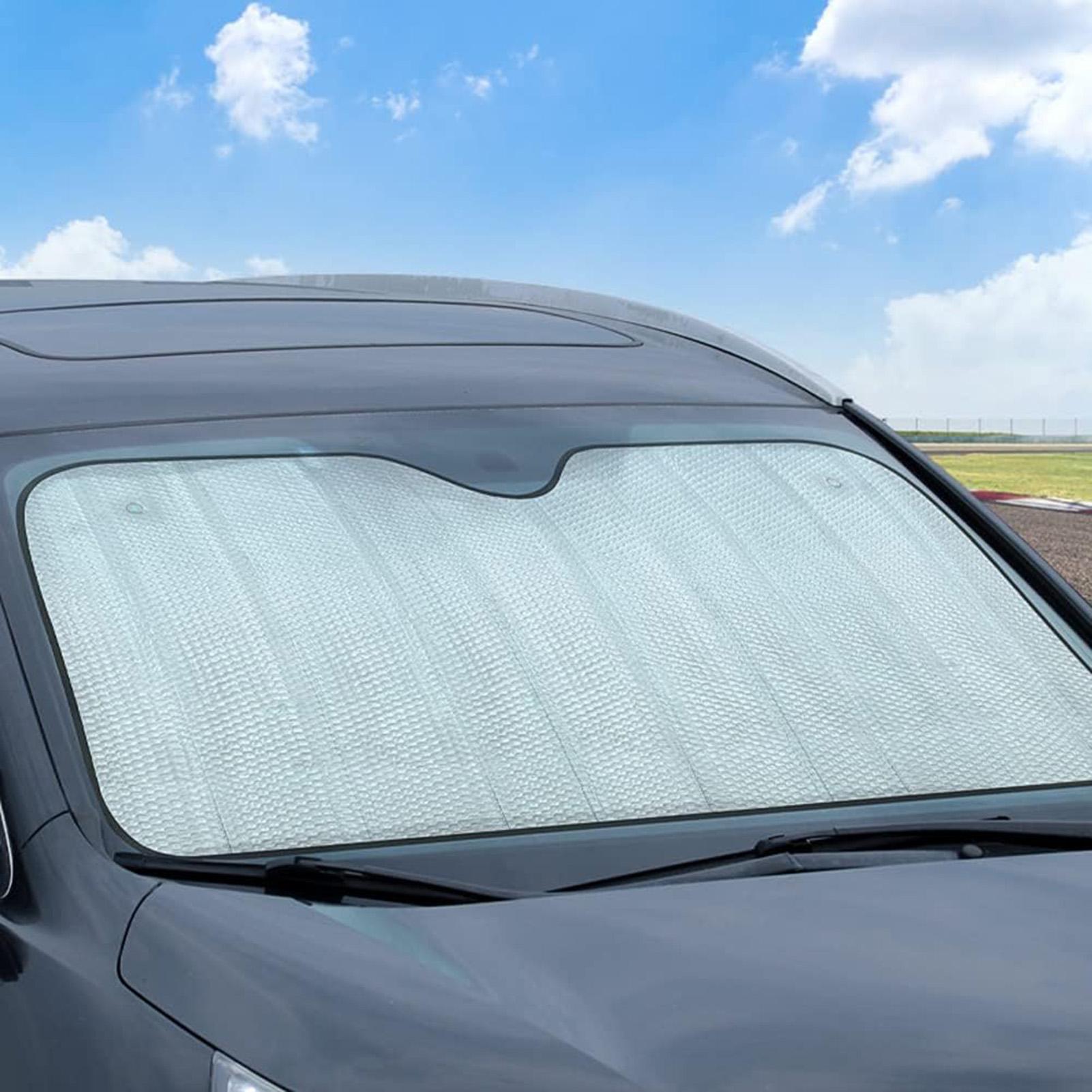 ม่านบังแดดกระจกรถยนต์แบบสะท้อน - Windshield Sun Shade บทวิจารณ์และราคา