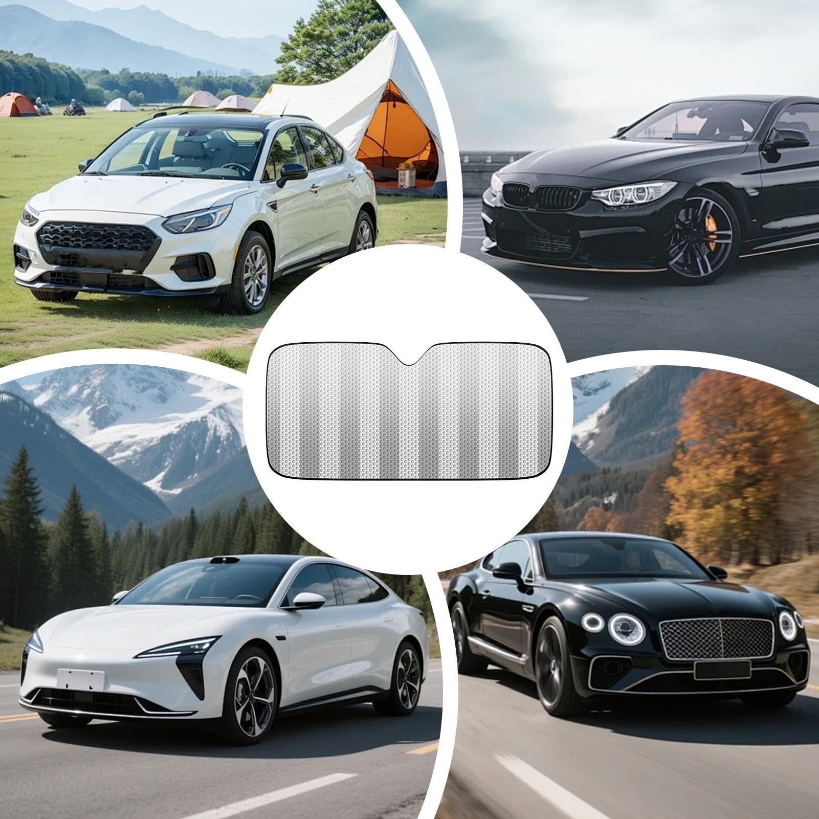 ม่านบังแดดกระจกรถยนต์แบบสะท้อน - Windshield Sun Shade บทวิจารณ์และราคา